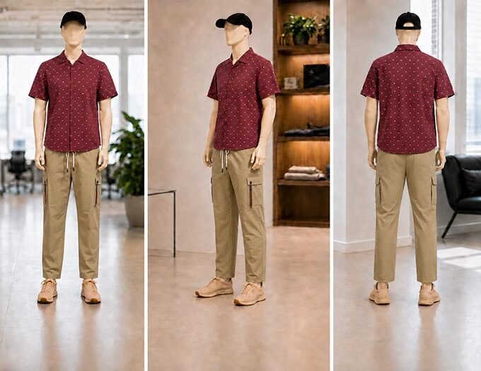 Shadow Brown Casual Trouser
