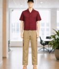 Shadow Brown Casual Trouser Picture From Front