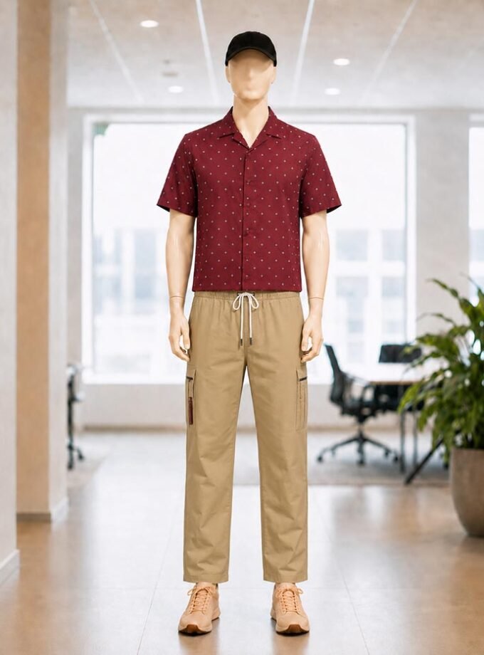 Shadow Brown Casual Trouser Picture From Front