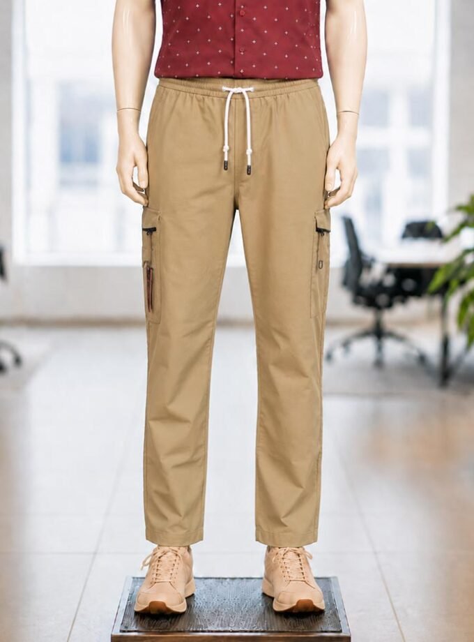 Shadow Brown Casual Trouser