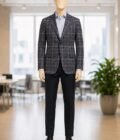 Abbey Grey Lined Coat Picture From Front