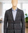 Abbey Grey Lined Coat Closeup Picture