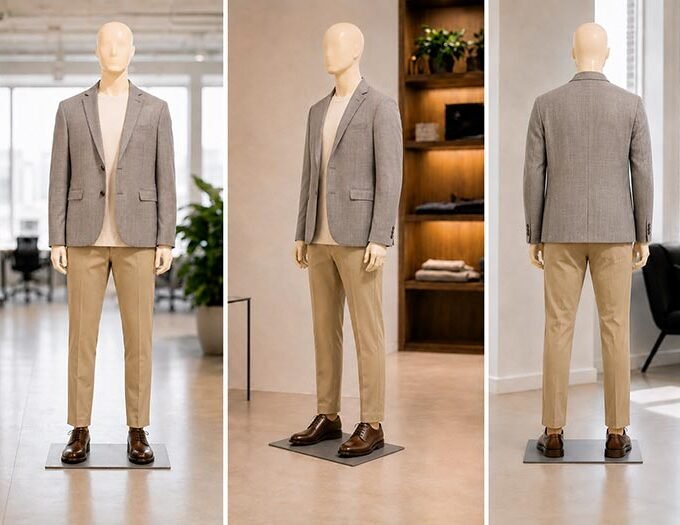 Dove Gray Lined Coat