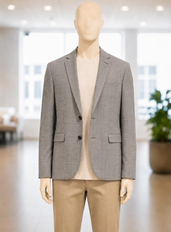 Dove Gray Lined Coat