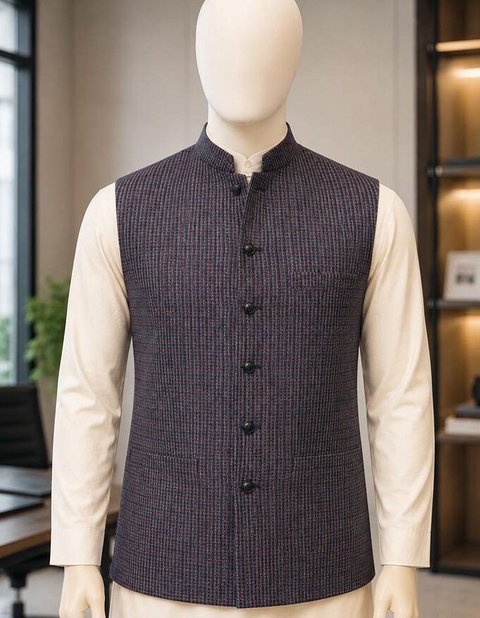 Don Juan Checked Waist Coat