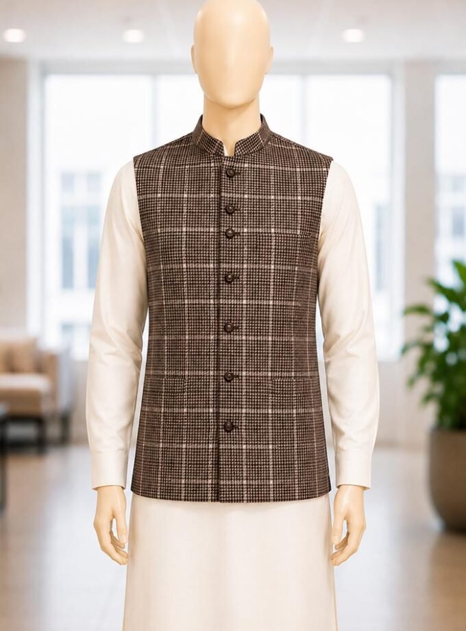 Tobacco Brown Waist Coat