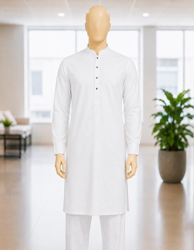 Alto White Kurta