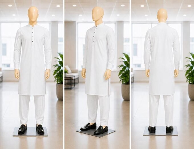 Alto White Kurta