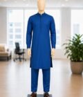 Chathams Blue Kurta Picture From Front