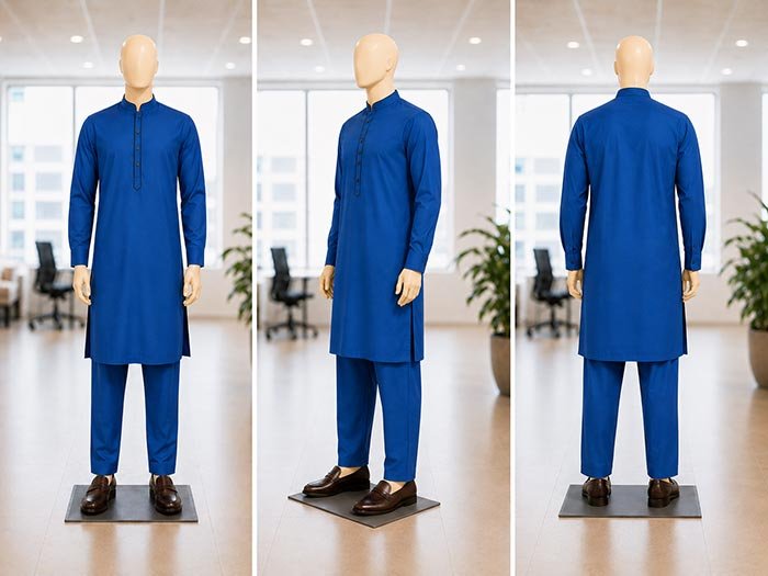 Chathams Blue Kurta Picture From 3 Dimensions