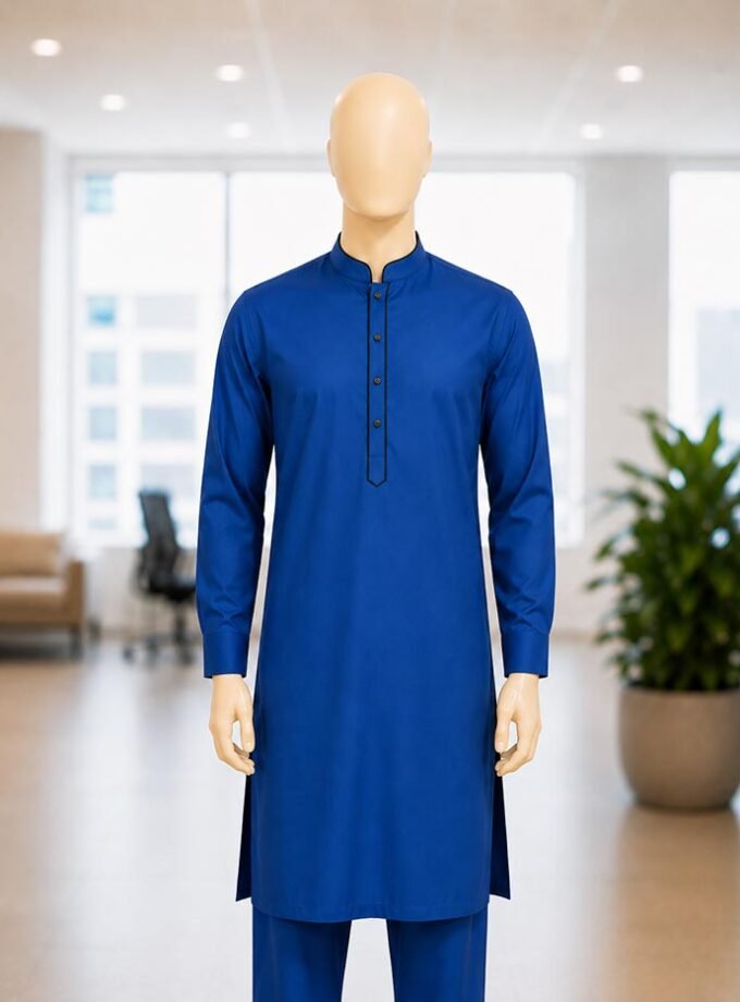 Chathams Blue Kurta