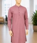 Old Rose Pink Kurta Closeup Picture