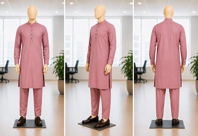 Old Rose Pink Kurta