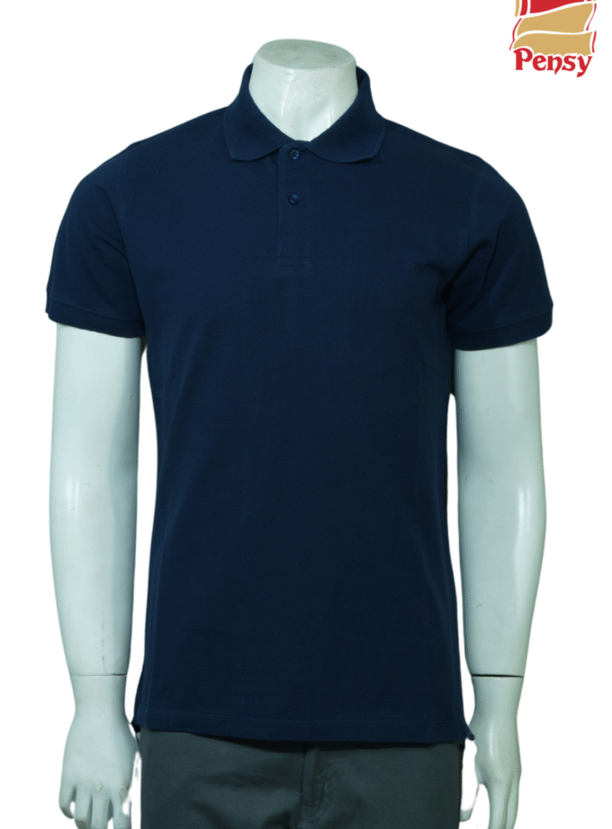 Short Sleeve Navy Polo Shirt