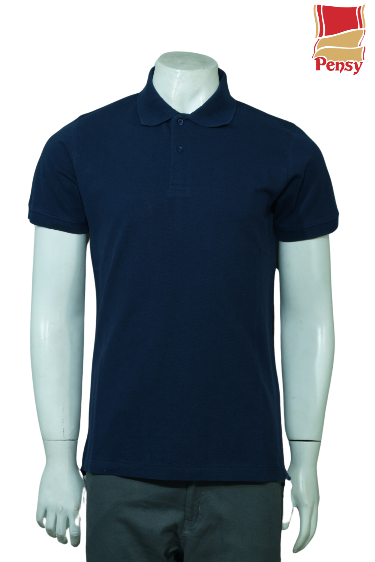 Short Sleeve Navy Polo Shirt