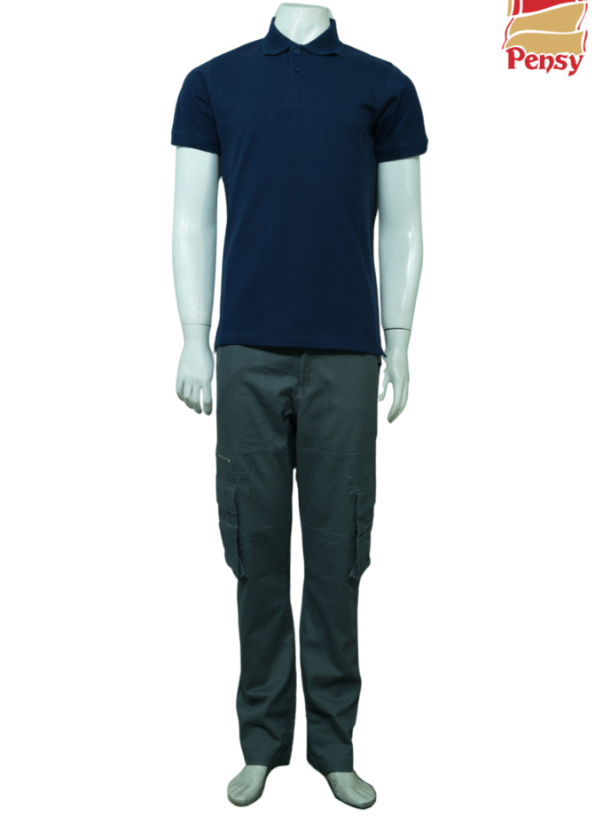 Short Sleeve Navy Polo Shirt