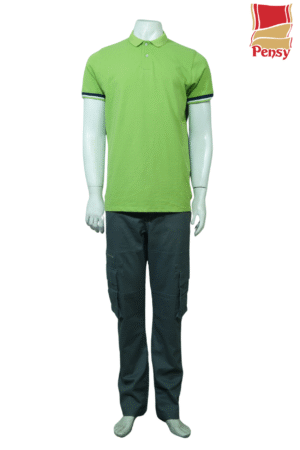 Short Sleeve Fern Green Polo Shirt - Image 3