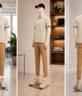Short Sleeve Dust Skin Polo Shirt Picture From 3 Dimensions
