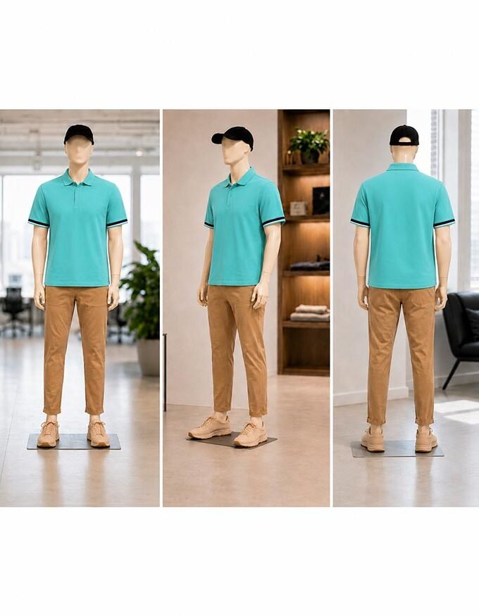 Short Sleeve Keppel Sky Polo Shirt