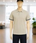 Short Sleeve Dust Skin Polo Shirt Closeup Picture