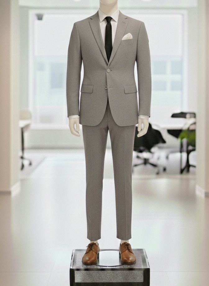 Grey Formal Suit – 2 Piece