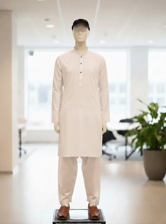 Classic White Shalwar Kameez