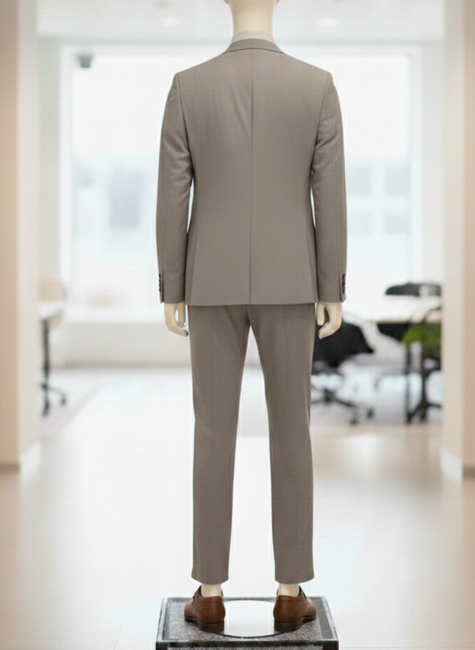 Classic Grey Formal Suit – 2 Piece