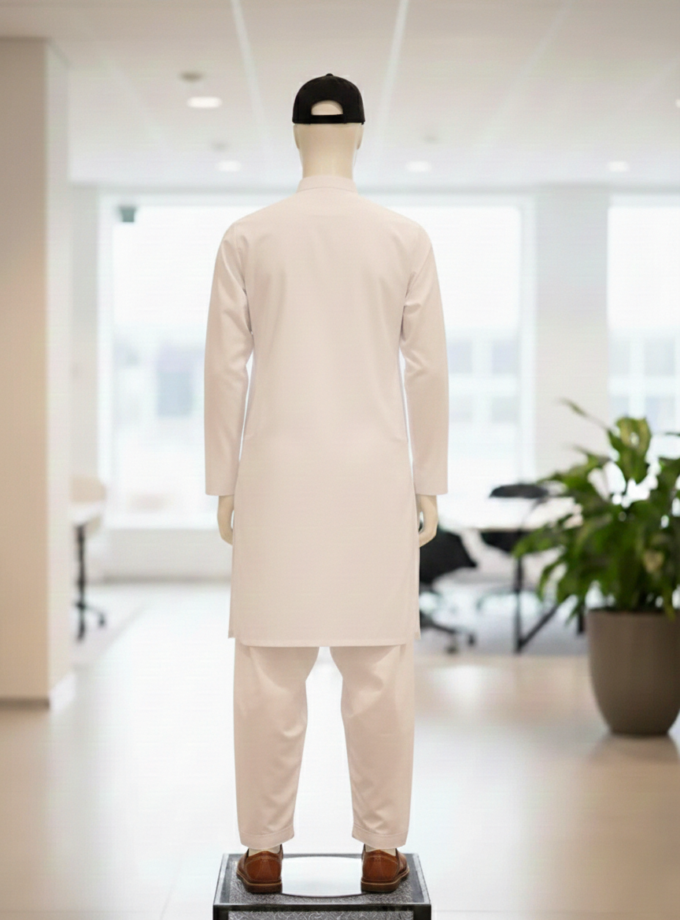 Classic White Shalwar Kameez