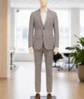 Classic Grey Formal Suit – 2 Piece Picture From front