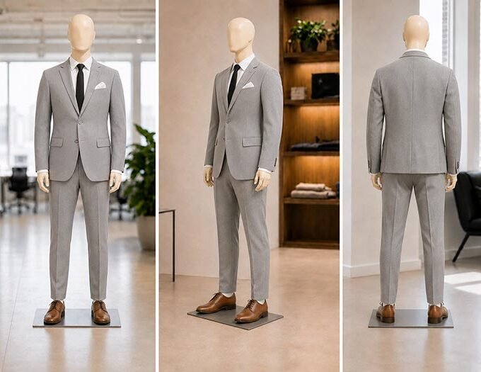 Grey Formal Suit – 2 Piece