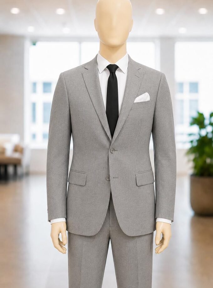 Grey Formal Suit – 2 Piece