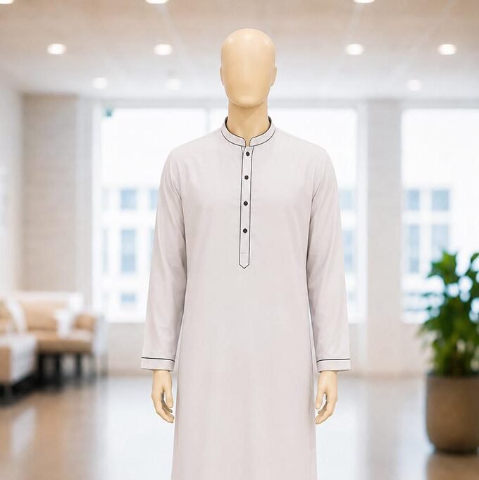 Pensy Ivory Classic Kurta Shalwar