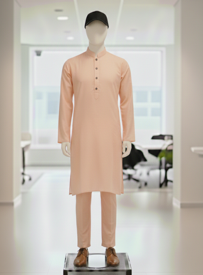 Peach Royale Kurta Shalwar