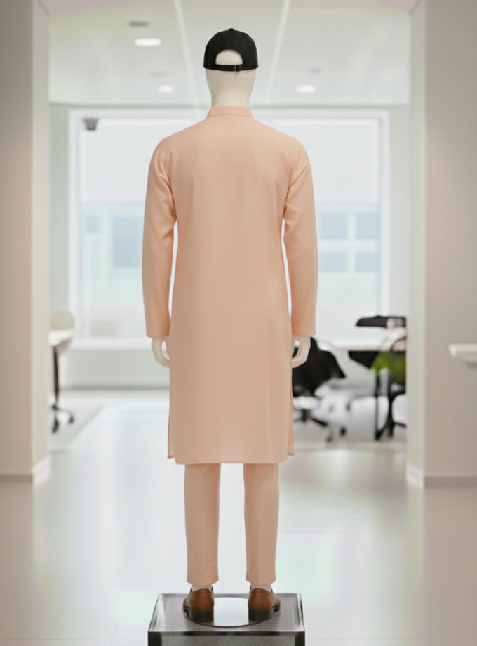 Peach Royale Kurta Shalwar